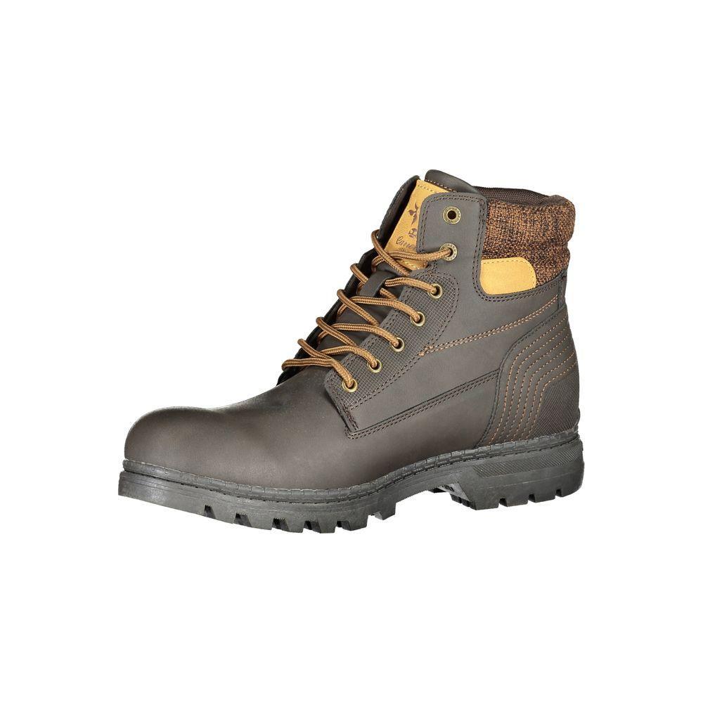 Carrera Elegant Lace-Up Contrast Detail Boots 1728,67403481248,Boots - Men - Shoes,Brown,Carrera,EU40/US7,EU41/US8,EU42/US9,EU43/US10,EU44/US11,EU45/US12,EU46,Men,Men - Shoes,New with tags,Shoes CA-25558-EU40/US7