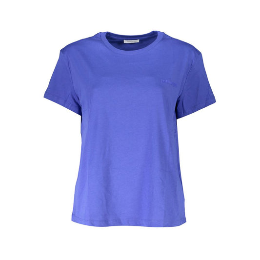 Patrizia Pepe Chic Crew Neck Logo Tee in Organic Cotton PA-28358-XS