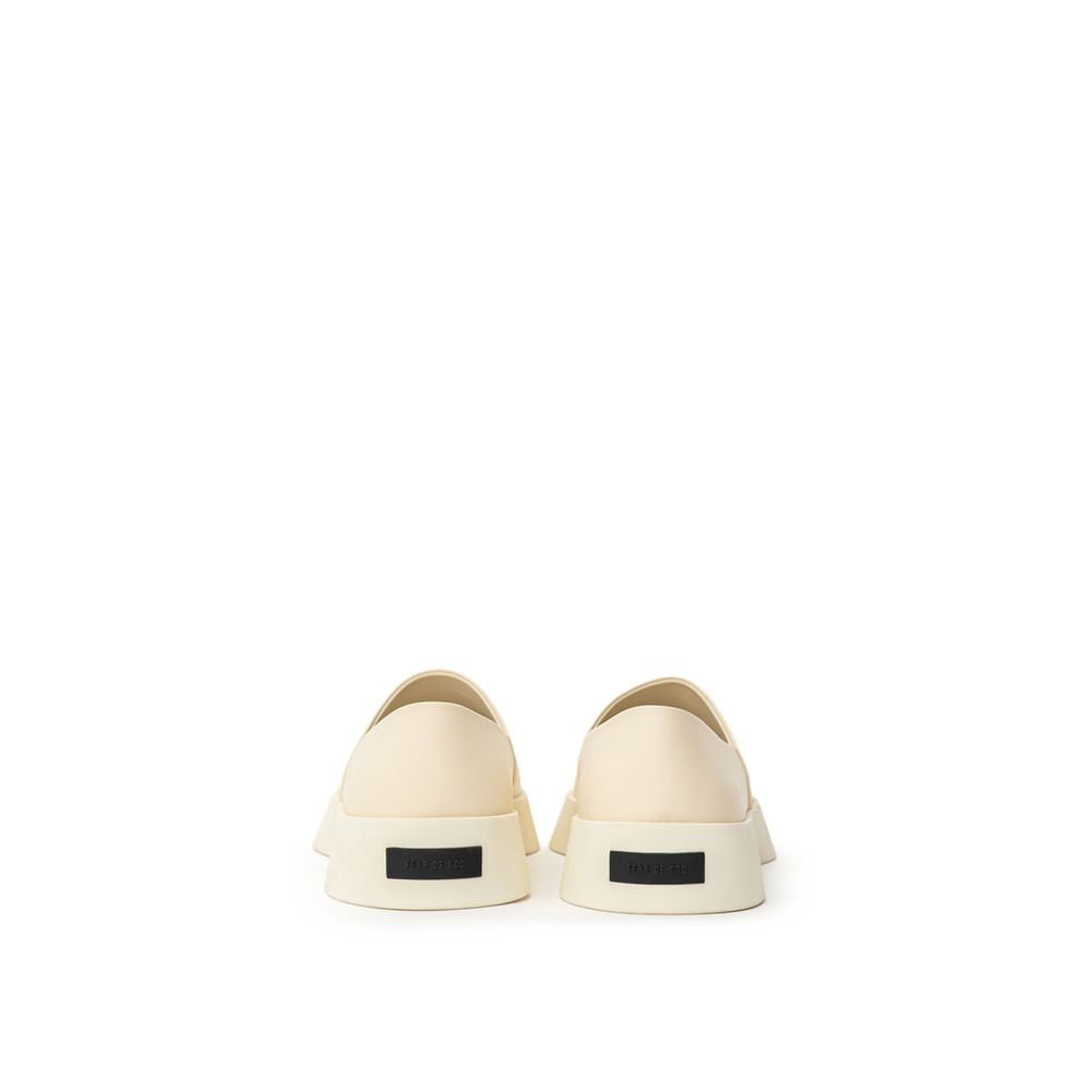 Fear Of God Beige Leather Slip-On Loafer FE-9265672-EU44/US11