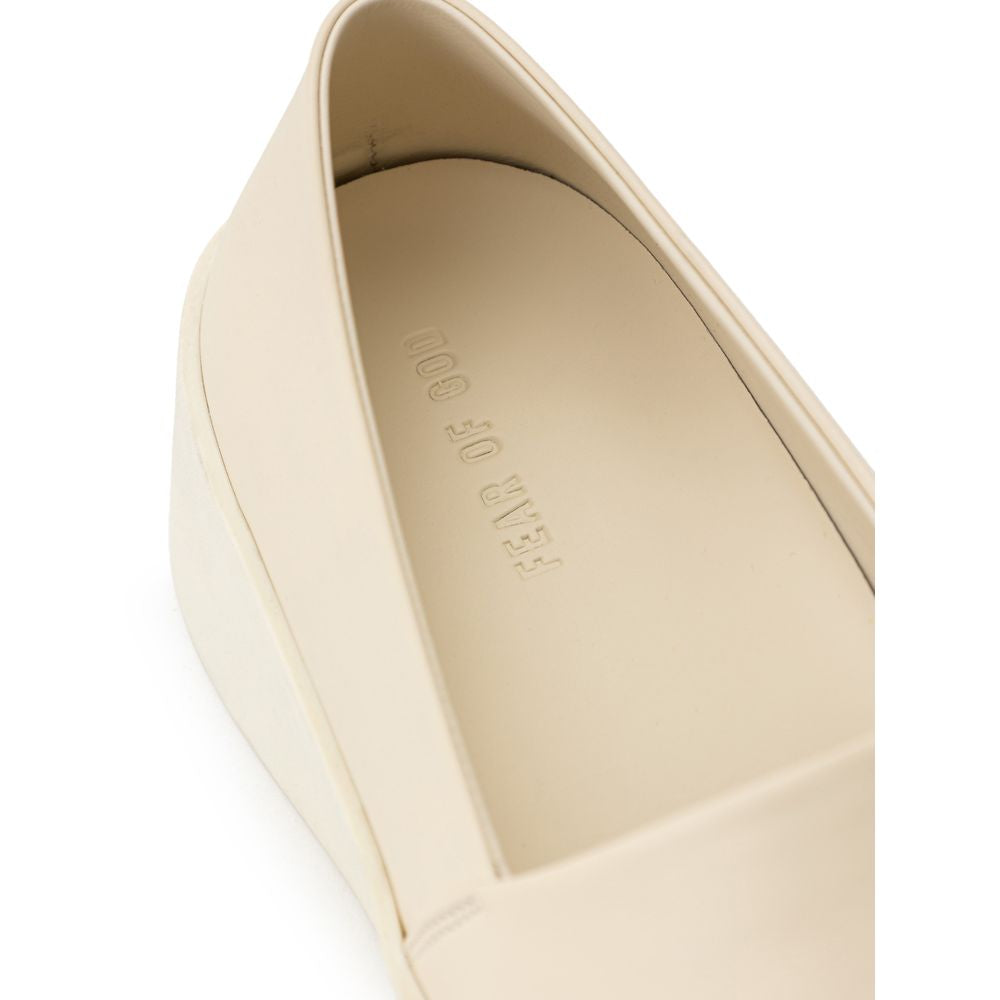 Fear Of God Beige Leather Slip-On Loafer FE-9265672-EU44/US11