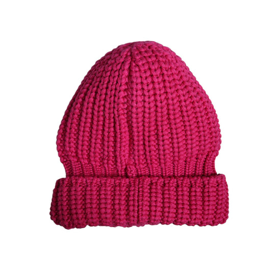 Dolce & Gabbana Pink Solid Wool Knitted Winter Beanie Hat HAT9797
