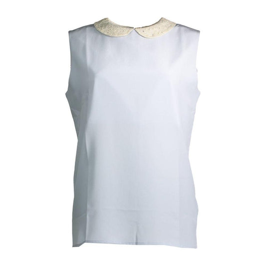 Gant Blue Silk Women Tank 1728,38,40,42,46,67403481248,Blue,Clothing,Gant,New with tags,Tops & T-Shirts - Women - Clothing,Women,Women - Clothing GA-2453-38