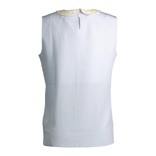Gant Blue Silk Women Tank 1728,38,40,42,46,67403481248,Blue,Clothing,Gant,New with tags,Tops & T-Shirts - Women - Clothing,Women,Women - Clothing GA-2453-38