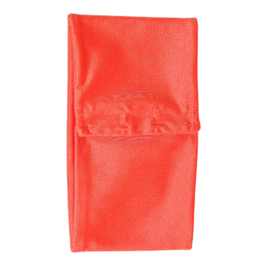 Dolce & Gabbana Orange Nylon Stretch Women Neck Warmer Scarf HAT9812
