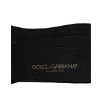 Dolce & Gabbana Black DG Logo Print Over The Calf Socks SCS2223-M