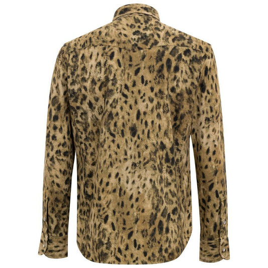 Tom Ford Beige Cotton Shirt TO-8670672-IT40 | M