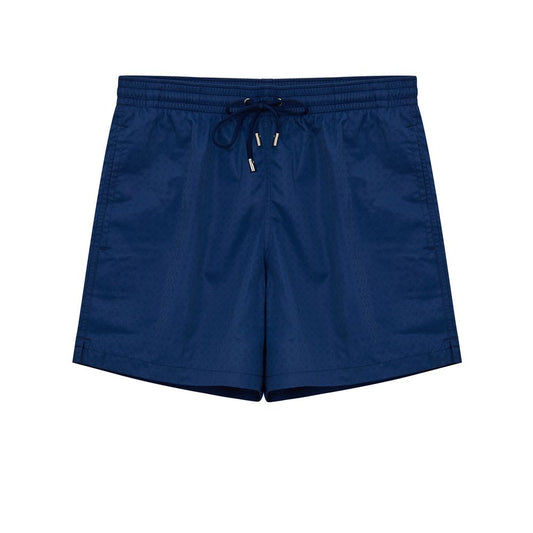Canali Blue Polyester Swim Short CA-9190673-M