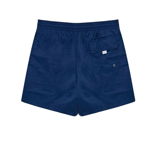 Canali Blue Polyester Swim Short CA-9190673-M
