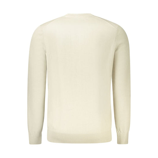 Hugo Boss Beige Cotton Men Sweater BO-34580-XXL