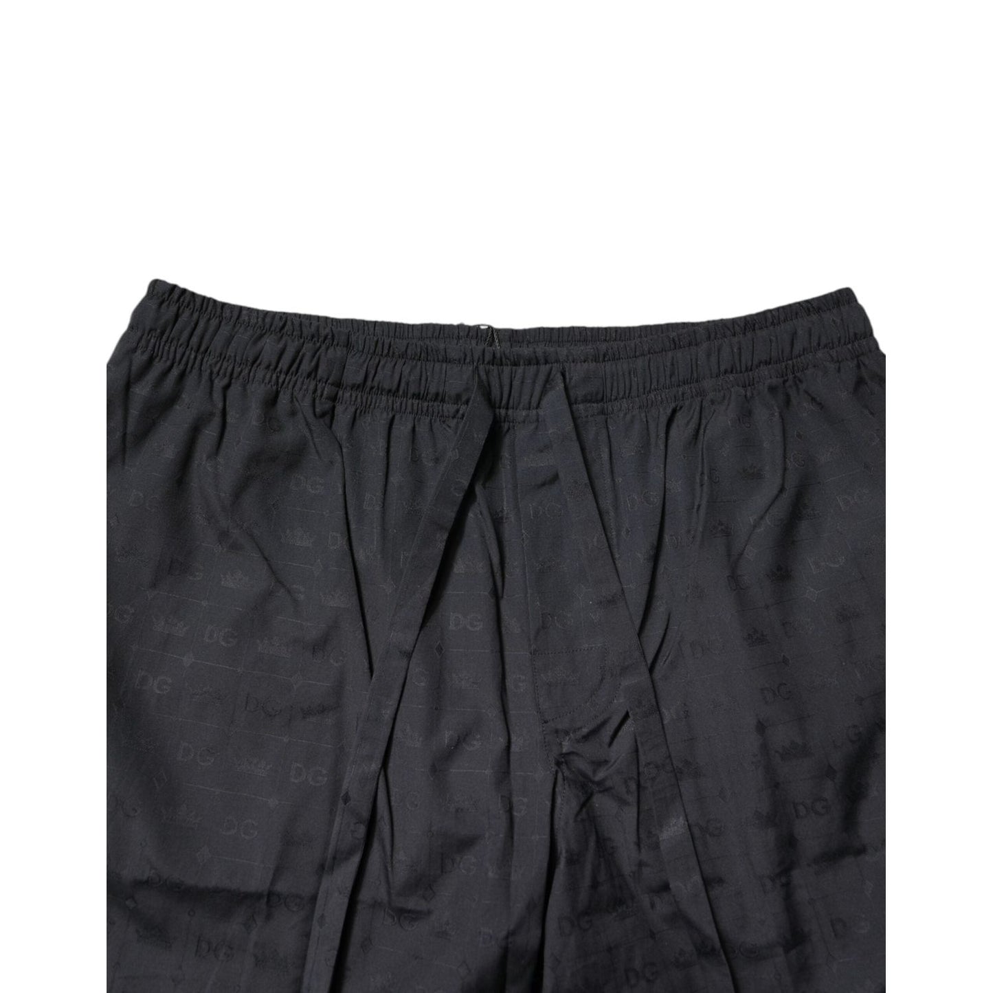 Dolce & Gabbana Black Cotton Men Pajama Set Sleepwear KOS2296-37