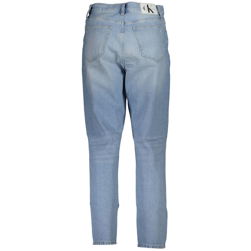 Calvin Klein Blue Cotton Women Jeans