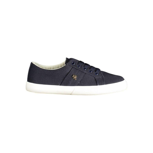 Ralph Lauren Blue Cotton Women Sneaker RA-38001-EU41/US11