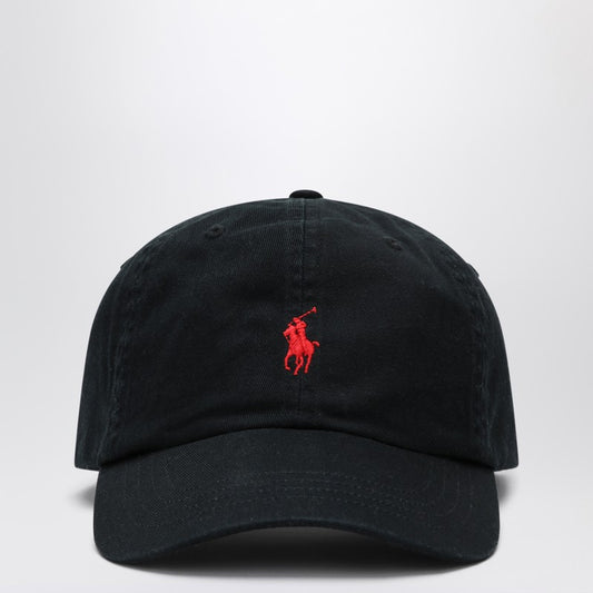 Polo Ralph Lauren Black baseball cap with logo LDin,Men,Men > Accessories,Men > Accessories > Scarves Hats & Gloves,Yes Eu 710548524012CO/R_POLOR-PR_100