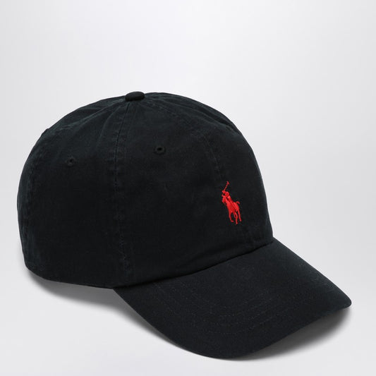 Polo Ralph Lauren Black baseball cap with logo LDin,Men,Men > Accessories,Men > Accessories > Scarves Hats & Gloves,Yes Eu 710548524012CO/R_POLOR-PR_100