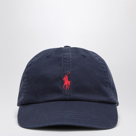 Polo Ralph Lauren Blue navy baseball cap with logo LDin,Men,Men > Accessories,Men > Accessories > Scarves Hats & Gloves,Yes Eu 710548524014CO/R_POLOR-NR_100