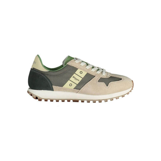 Blauer Beige Leather Men Sneaker BL-37249-EU41/US8