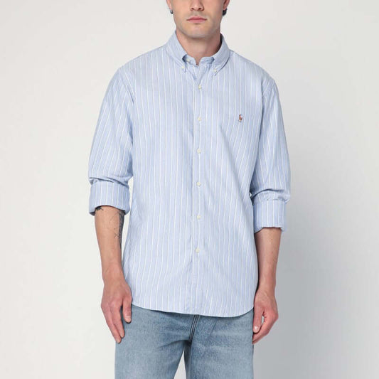 Polo Ralph Lauren Light blue striped Oxford shirt Custom-Fit 710928918008CO/R_POLOR-BM_323
