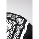 Dolce & Gabbana Black White Bandana MARTINI Men Dress Shirt TSH87761-43