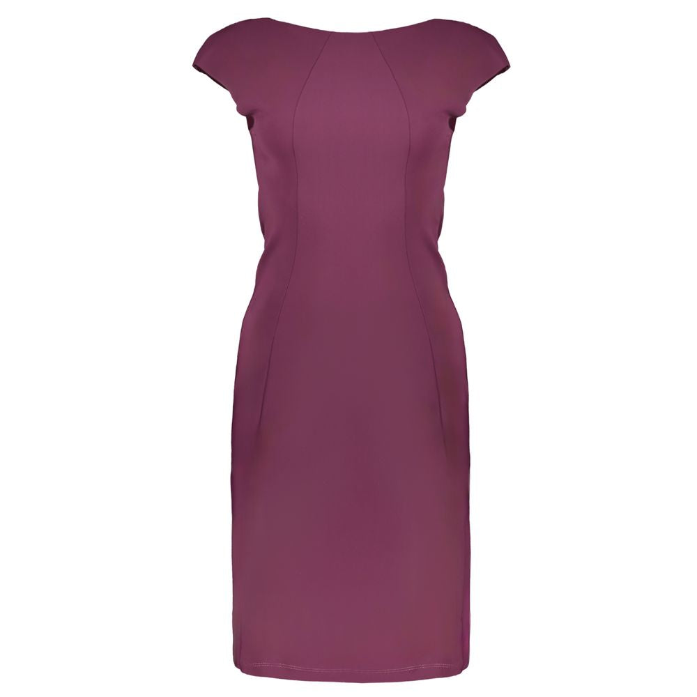 Patrizia Pepe Purple Elastane Dress PA-29574-XS