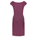 Patrizia Pepe Purple Elastane Dress PA-29574-XS