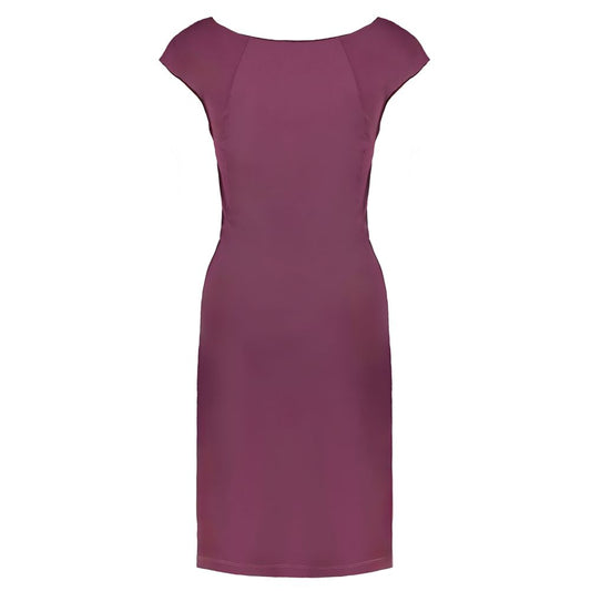 Patrizia Pepe Purple Elastane Dress PA-29574-XS