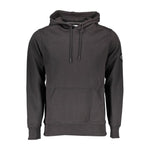 Calvin Klein Black Cotton Men Sweater with Hood CA-36999-XL