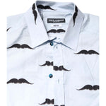 Dolce & Gabbana Light Blue Cotton MARTINI Formal Dress Shirt TSH87805-39