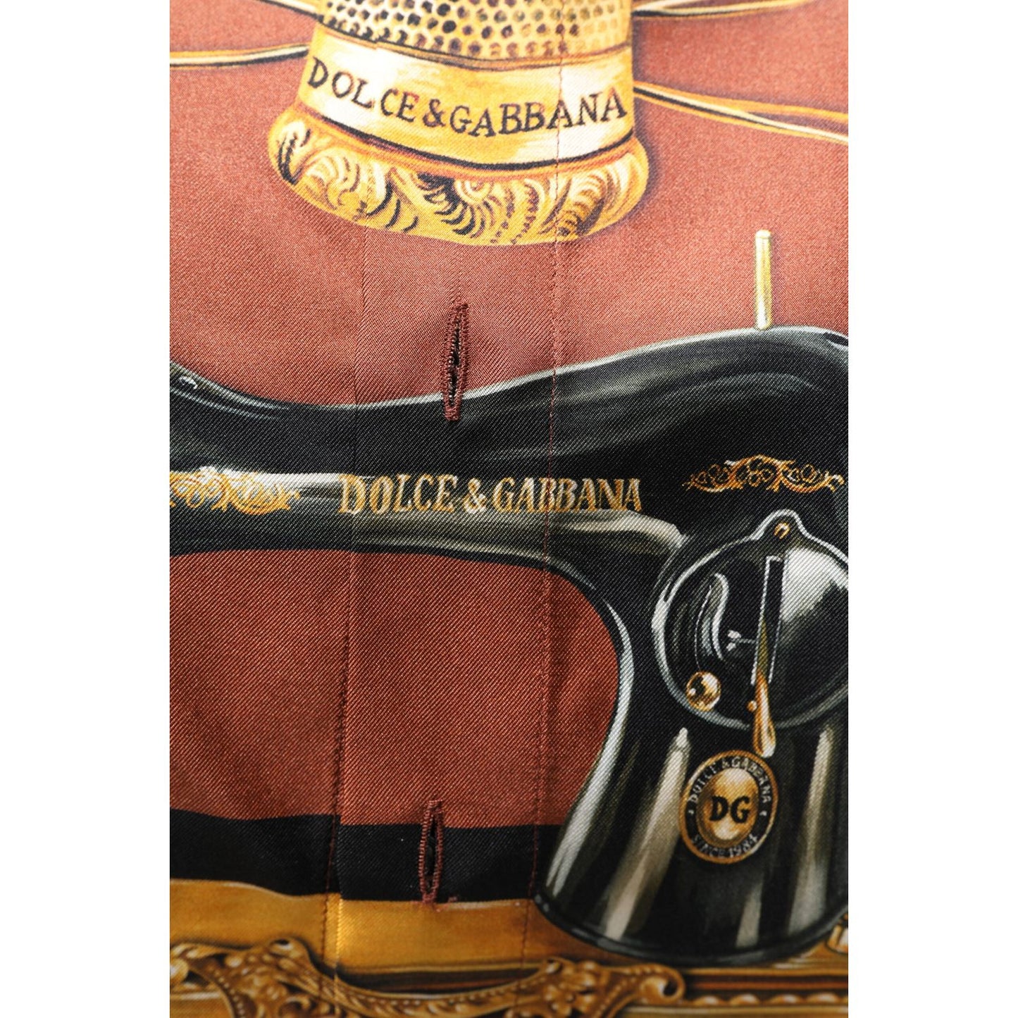 Dolce & Gabbana Multicolor Tailor Print Silk Casual Shirt TSH87844-37