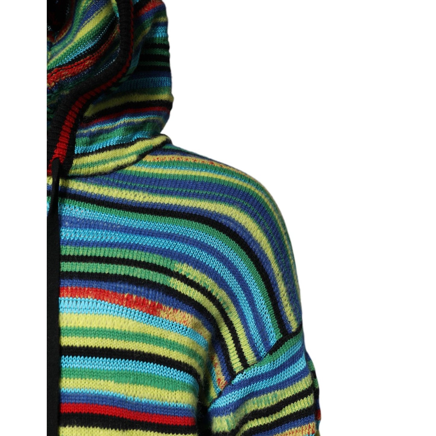 Dolce & Gabbana Multicolor Cotton Hooded Pullover Sweater TSH90262-48