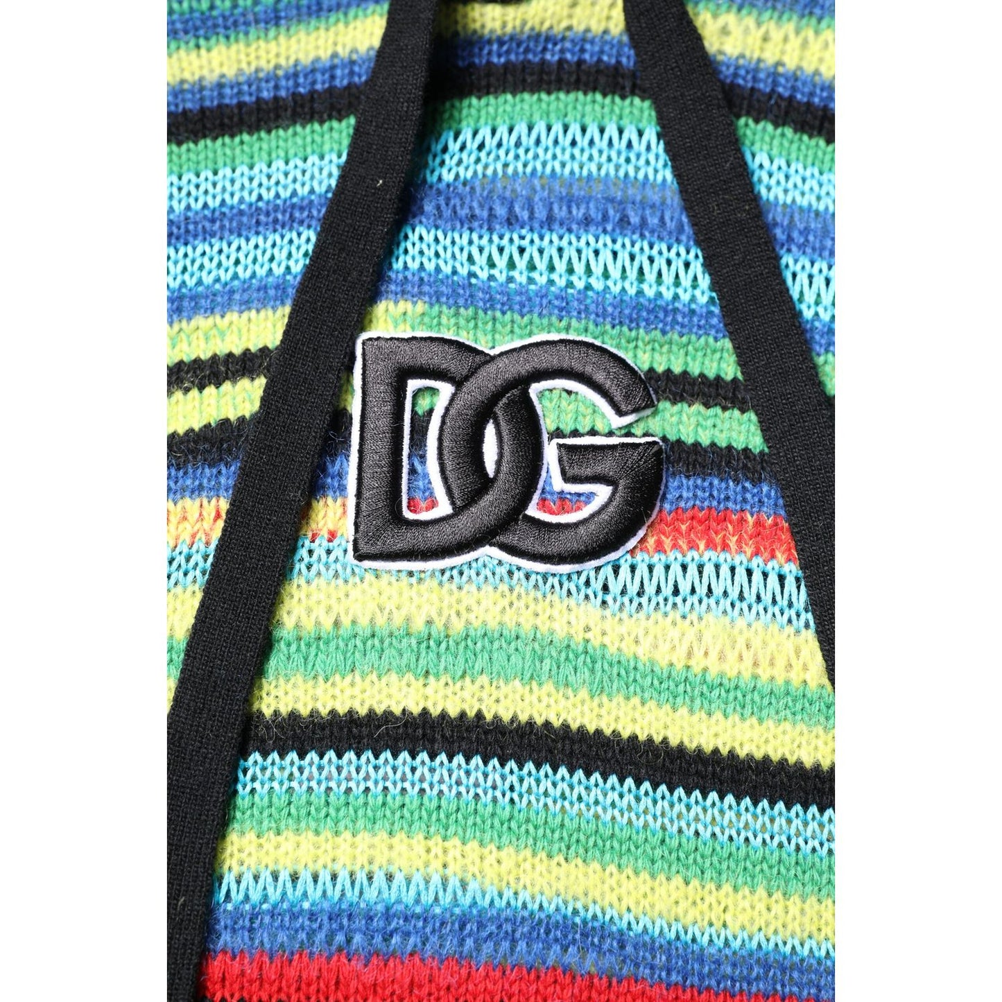 Dolce & Gabbana Multicolor Cotton Hooded Pullover Sweater TSH90262-48