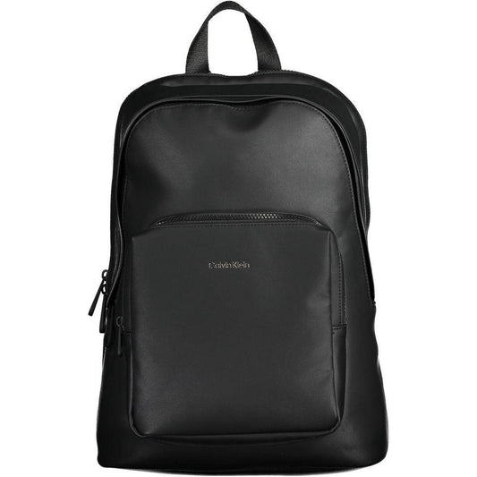 Calvin Klein Black Polyester Men Backpack CA-20605