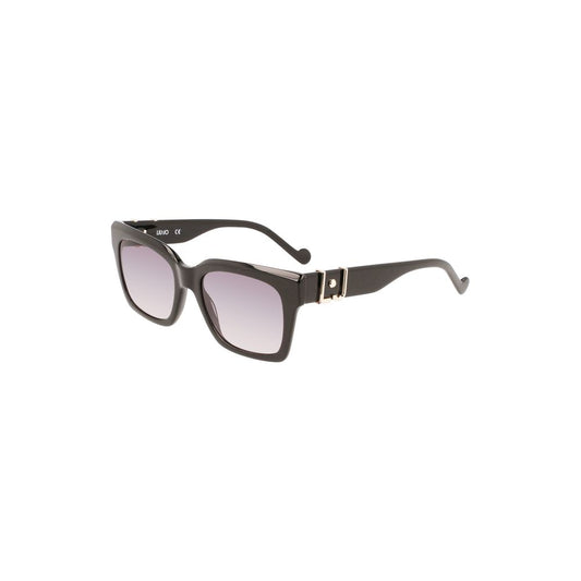 Liu Jo Black Acetate Women Sunglasses LI-29701