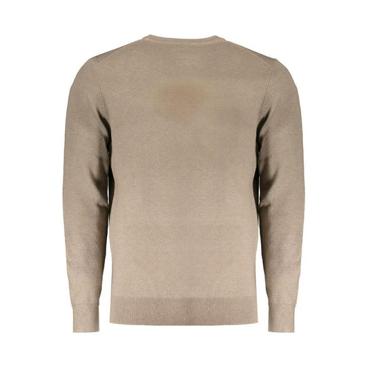 Norway 1963 Brown Wool Men Sweater NO-32067-3XL