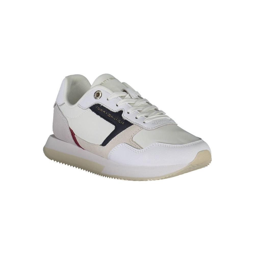 Tommy Hilfiger White Leather Women Sneaker TO-20369-EU37/US7