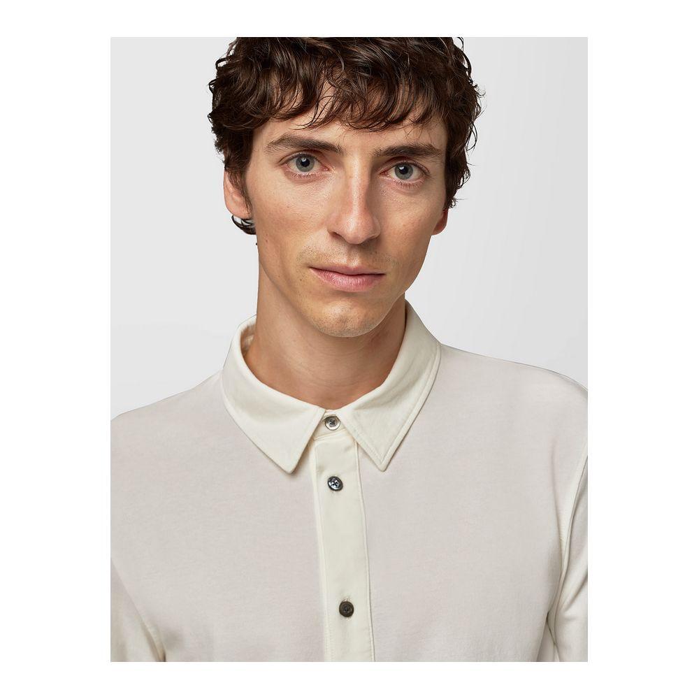 Alpha Studio White Cotton Shirt AL-15368-IT48 | M