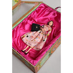 Dolce & Gabbana Pink Dress Ceramic Porcelain Fashion Leather Sicily Dolls SMY11082
