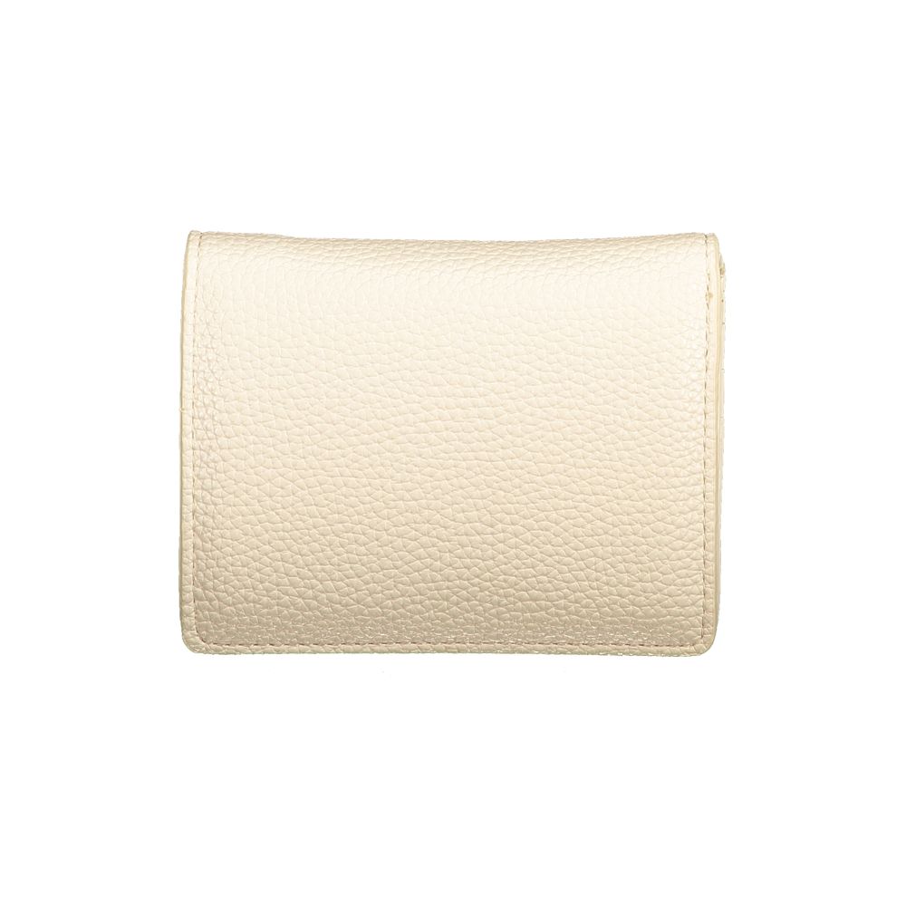 Mario Valentino Beige Polyurethane Women Wallet