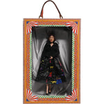 Dolce & Gabbana Black Dress Ceramic Porcelain Fashion Leather Sicily Dolls SMY11089