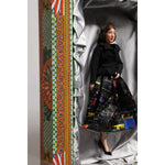 Dolce & Gabbana Black Dress Ceramic Porcelain Fashion Leather Sicily Dolls SMY11089
