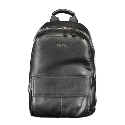 Calvin Klein Black Polyester Men Backpack CA-38036