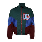 Dolce & Gabbana Multicolor Cotton Logo Full Zip Jacket TSH90299-52