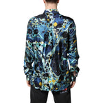 Dolce & Gabbana Multicolor Marble Print MARTINI Dress Shirt TSH90446-42
