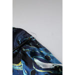Dolce & Gabbana Multicolor Marble Print MARTINI Dress Shirt TSH90446-42