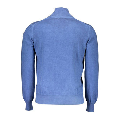 North Sails Blue Cotton Men Sweater