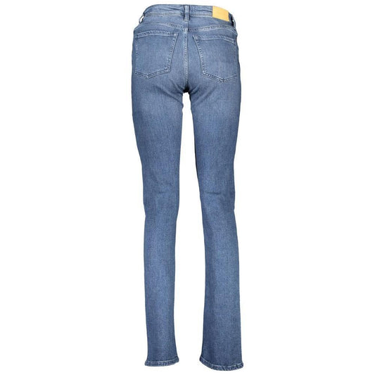 Gant Blue Lyocell Women's Jeans 1728,67403481248,Blue,Clothing,Gant,Jeans & Pants - Women - Clothing,New with tags,W27 | L34,Women,Women - Clothing GA-1414-W27 | L34