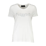 Scervino Street White Elastane Women T-Shirt SC-3844-XS