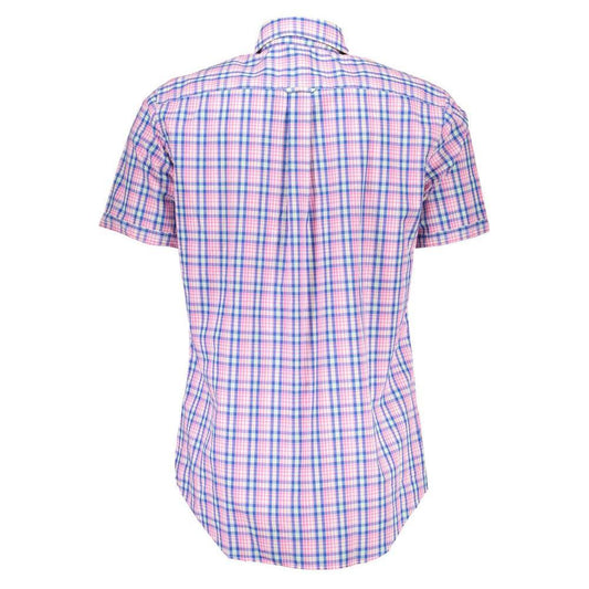 Gant Pink Cotton Men Shirt 1728,67403481248,Clothing,Gant,Men,Men - Clothing,New with tags,Pink,Shirts - Men - Clothing,XS GA-4990-XS