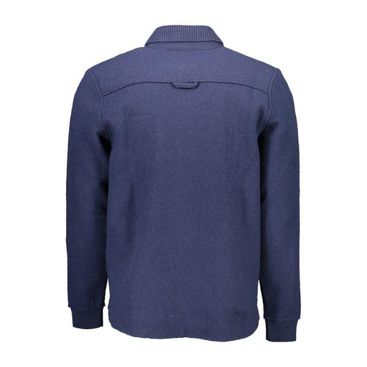 Gant Blue Wool Men Sweater 1728,67403481248,Blue,Clothing,Gant,Men,Men - Clothing,New with tags,S,Sweaters - Men - Clothing GA-5202-S