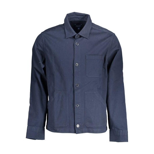 Gant Blue Cotton Men Shirt 1728,67403481248,Blue,Clothing,Gant,Men,Men - Clothing,New with tags,S,Shirts - Men - Clothing GA-5273-S