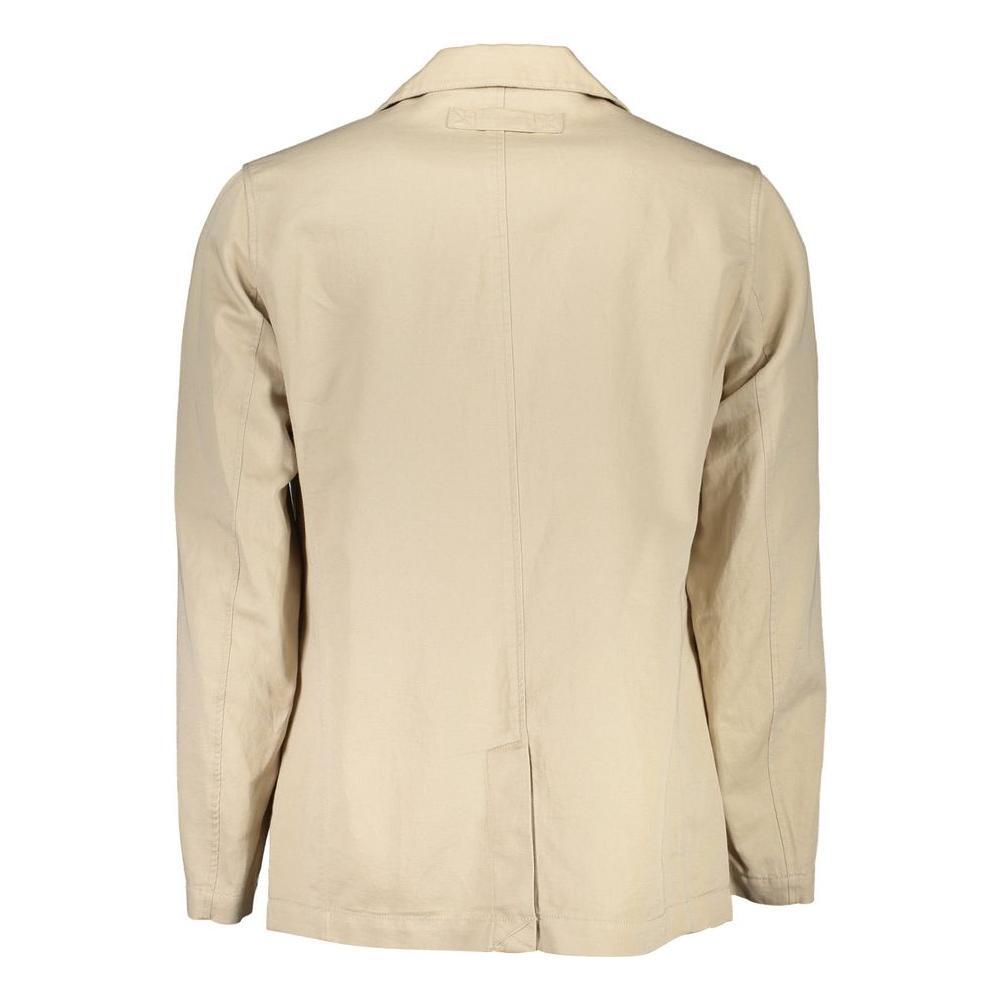 Gant Beige Cotton Jacket 1728,67403481248,Beige,Clothing,Gant,Jackets - Men - Clothing,Men,Men - Clothing,New with tags,S GA-5652-S